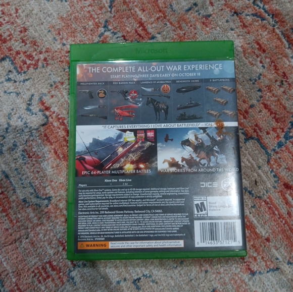 Battlefield 1: Early Enlister Deluxe Edition (Microsoft Xbox One, 2016) - Picture 2 of 6